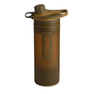 Best top rated Grayl GeoPress Filter and Purifier Water Bottle - 24 Fluid Ounces / Covert Edition / Standard View / Coyote Brown